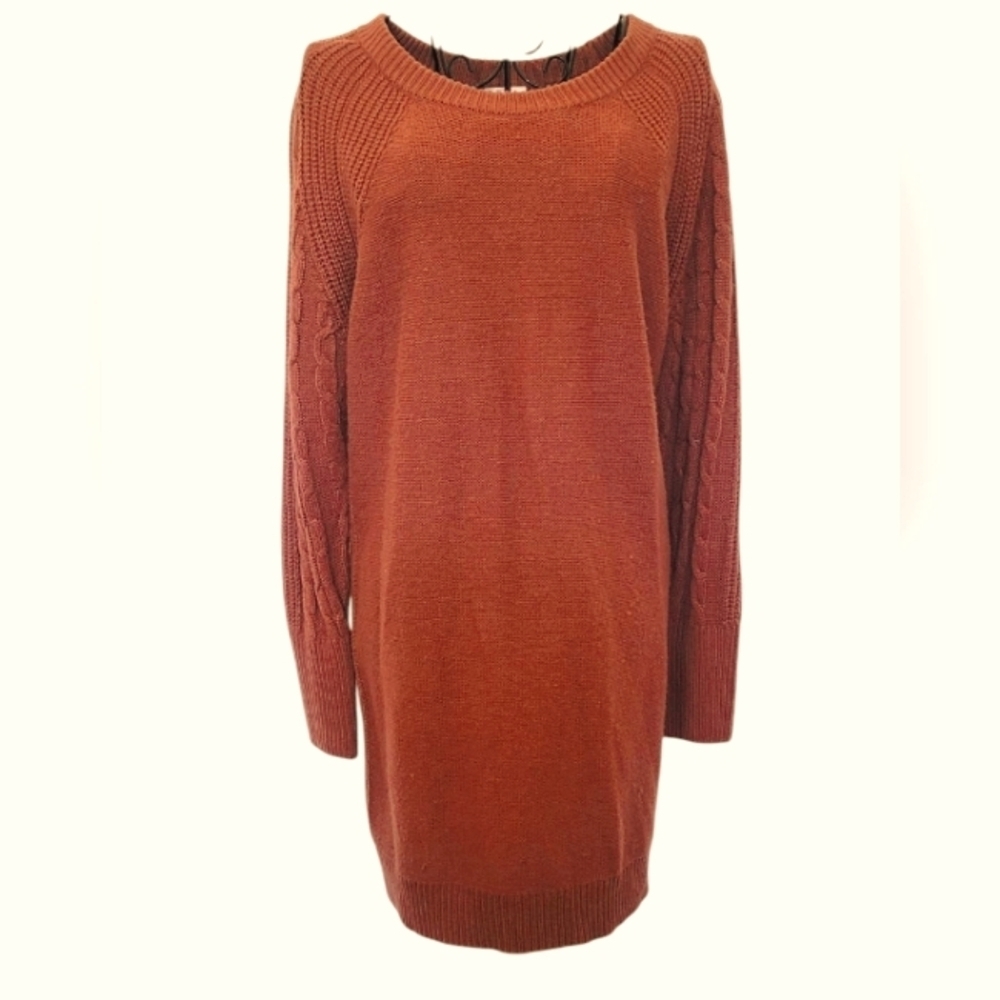 LuLaRoe Long Sleeve Dress in Rust